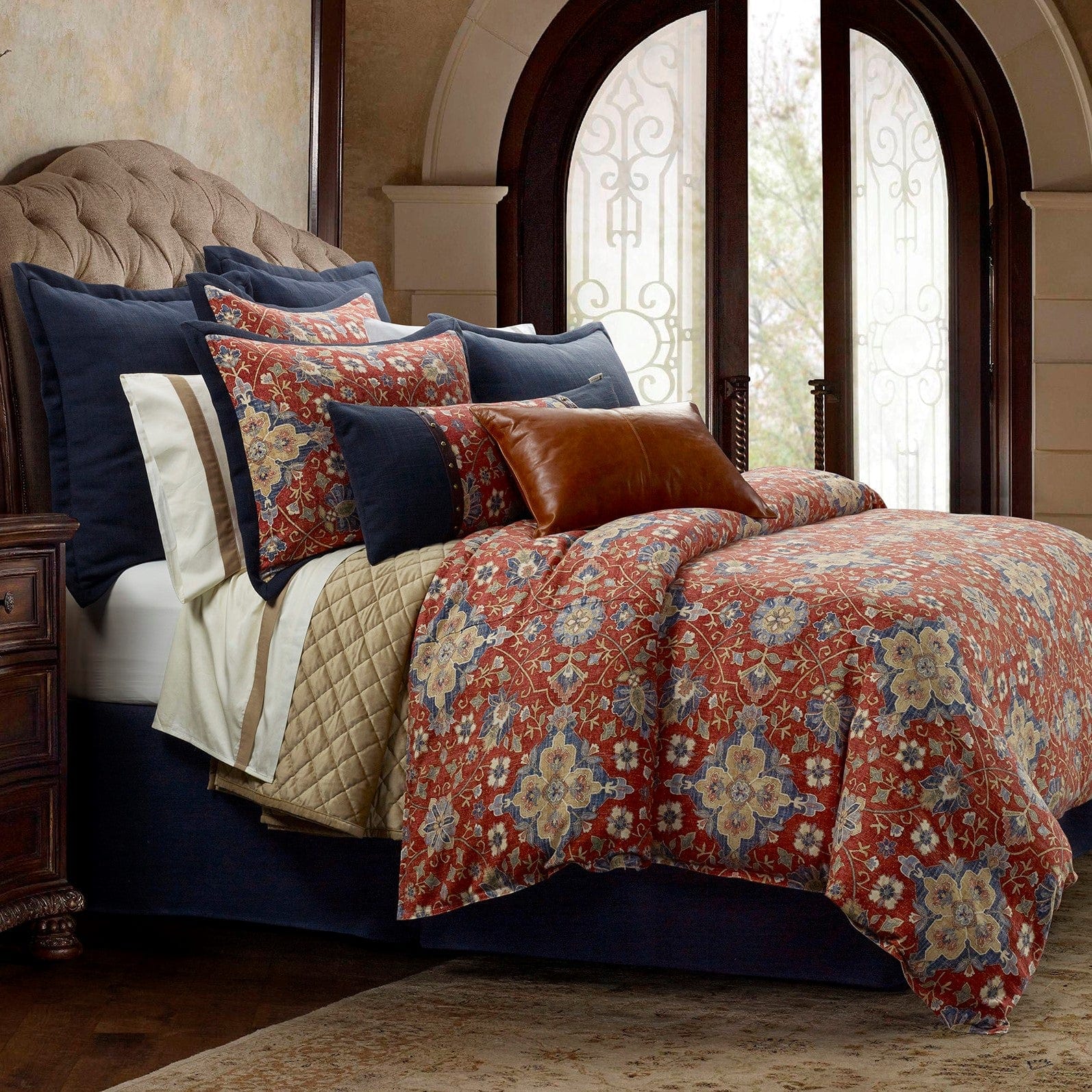 Melinda Washed Linen Comforter Set