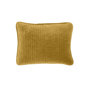 Stonewashed Cotton Velvet Boudoir Pillow Tuscan