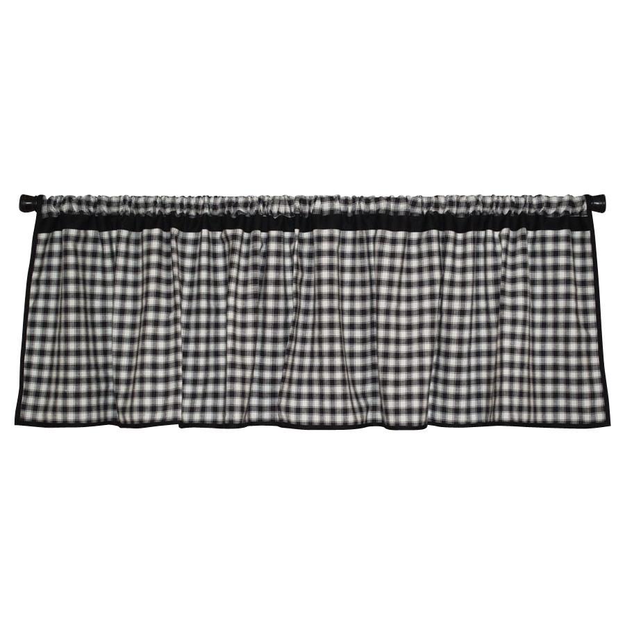 Farmhouse Check Valance