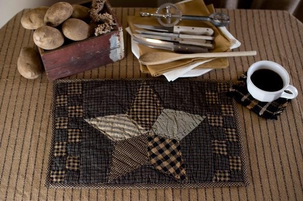 Farmhouse Star Placemat Set of 6