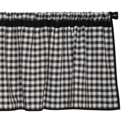 Farmhouse Check Valance