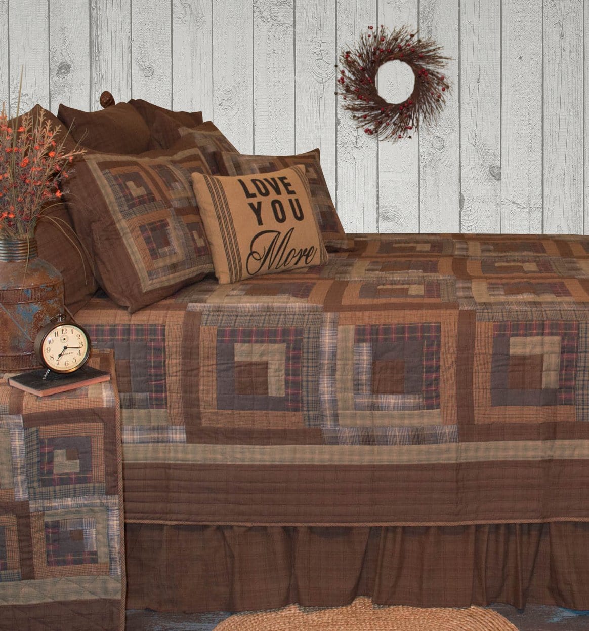 Frontier Log Cabin Quilt