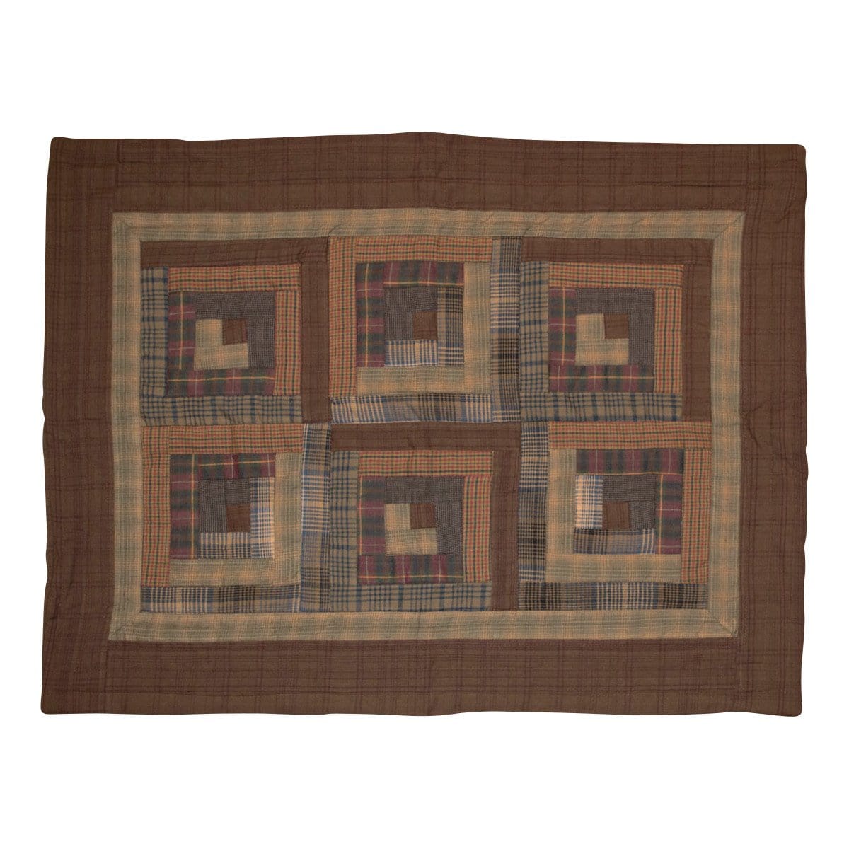 Frontier Log Cabin Pillow Sham