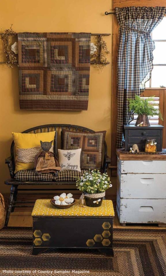 Frontier Log Cabin Runner