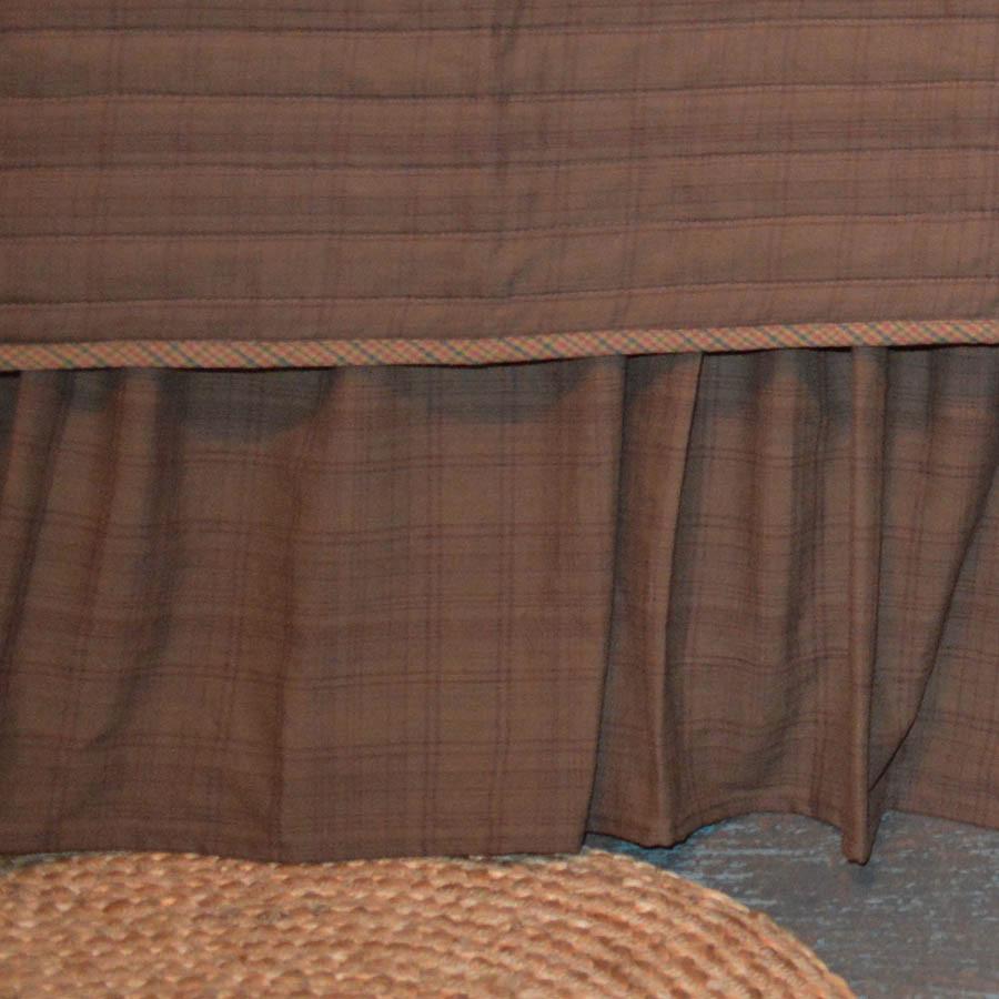 Frontier Plaid Bedskirt