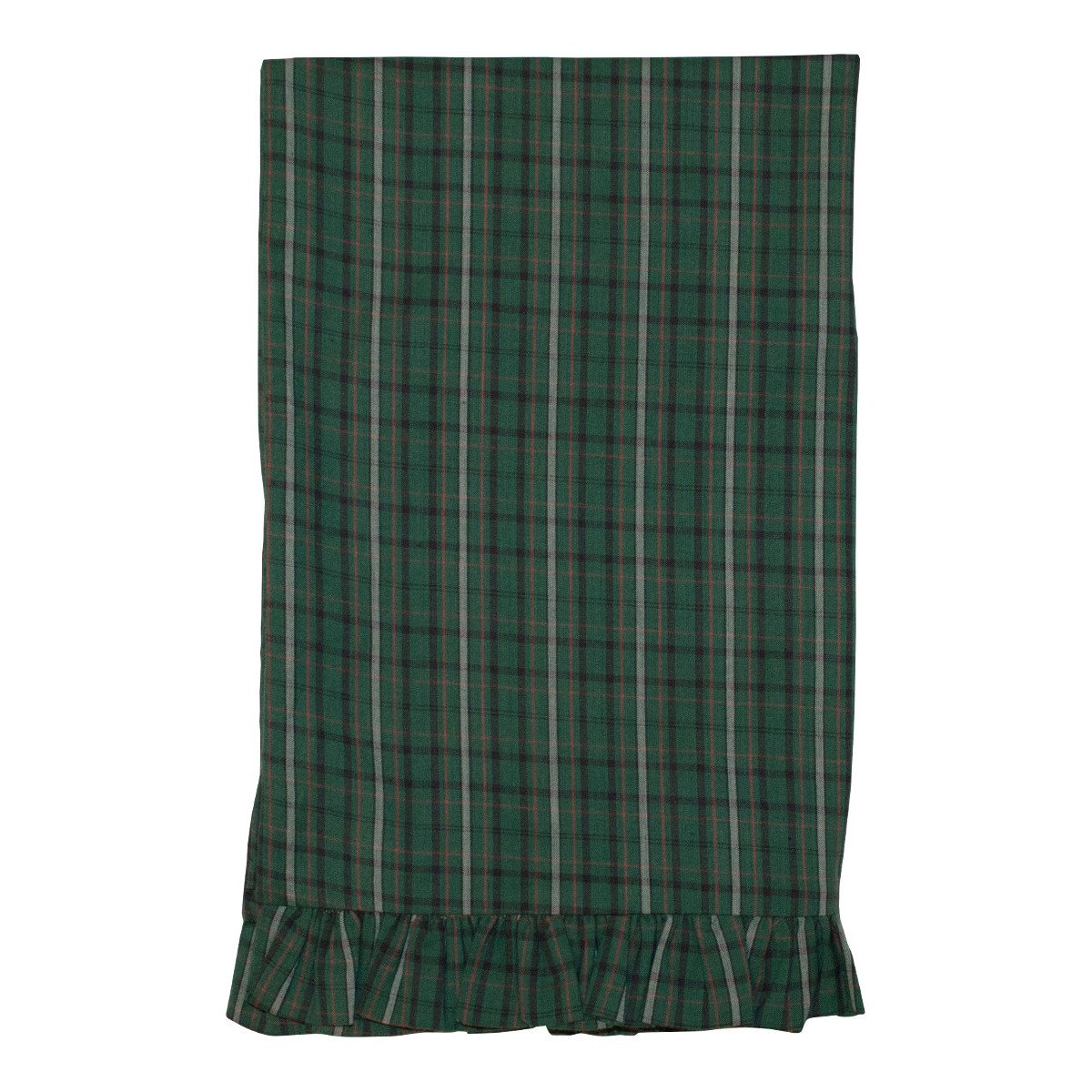 Irish Plaid Ruffled Pillow Case Set