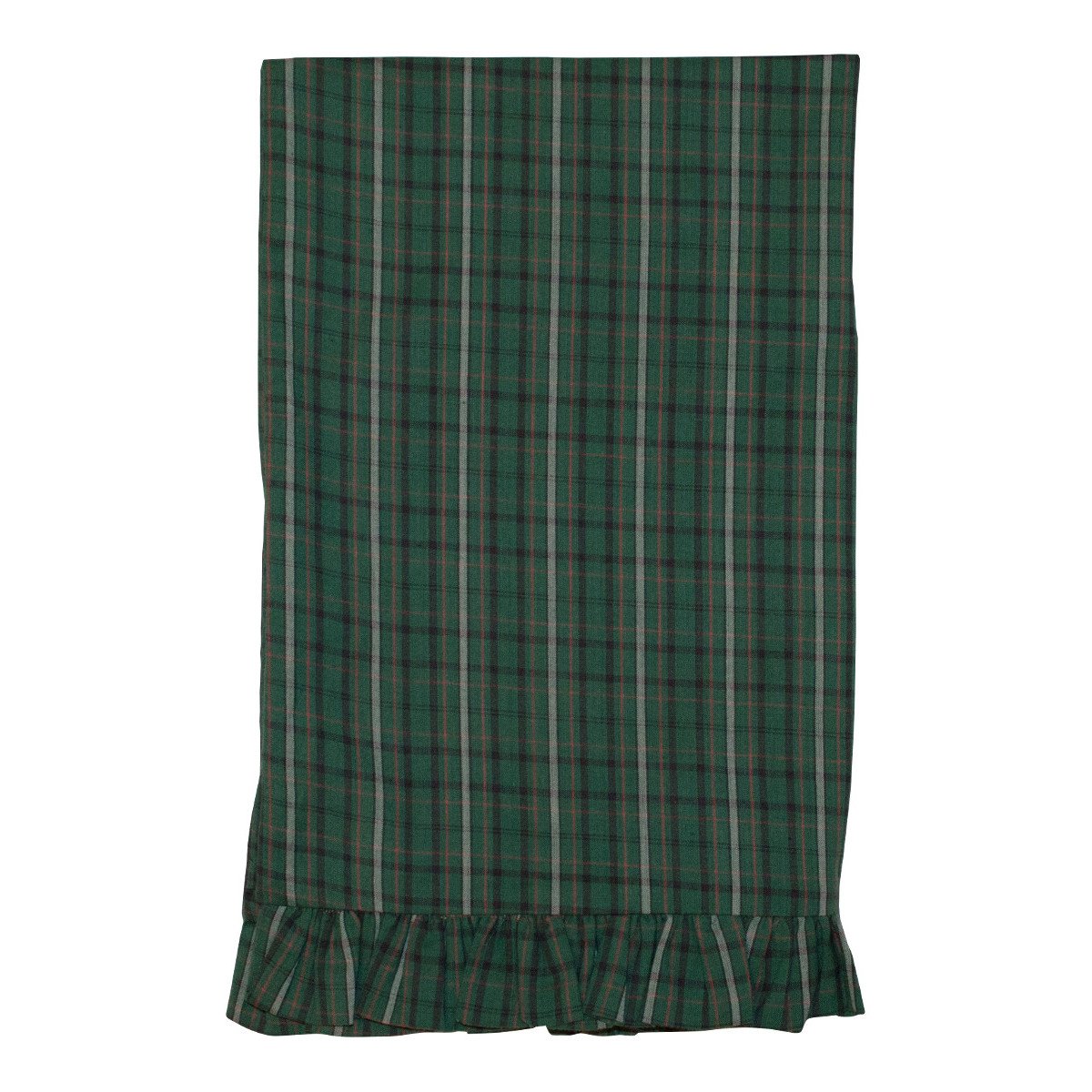 Irish Plaid Ruffled Pillow Case Set