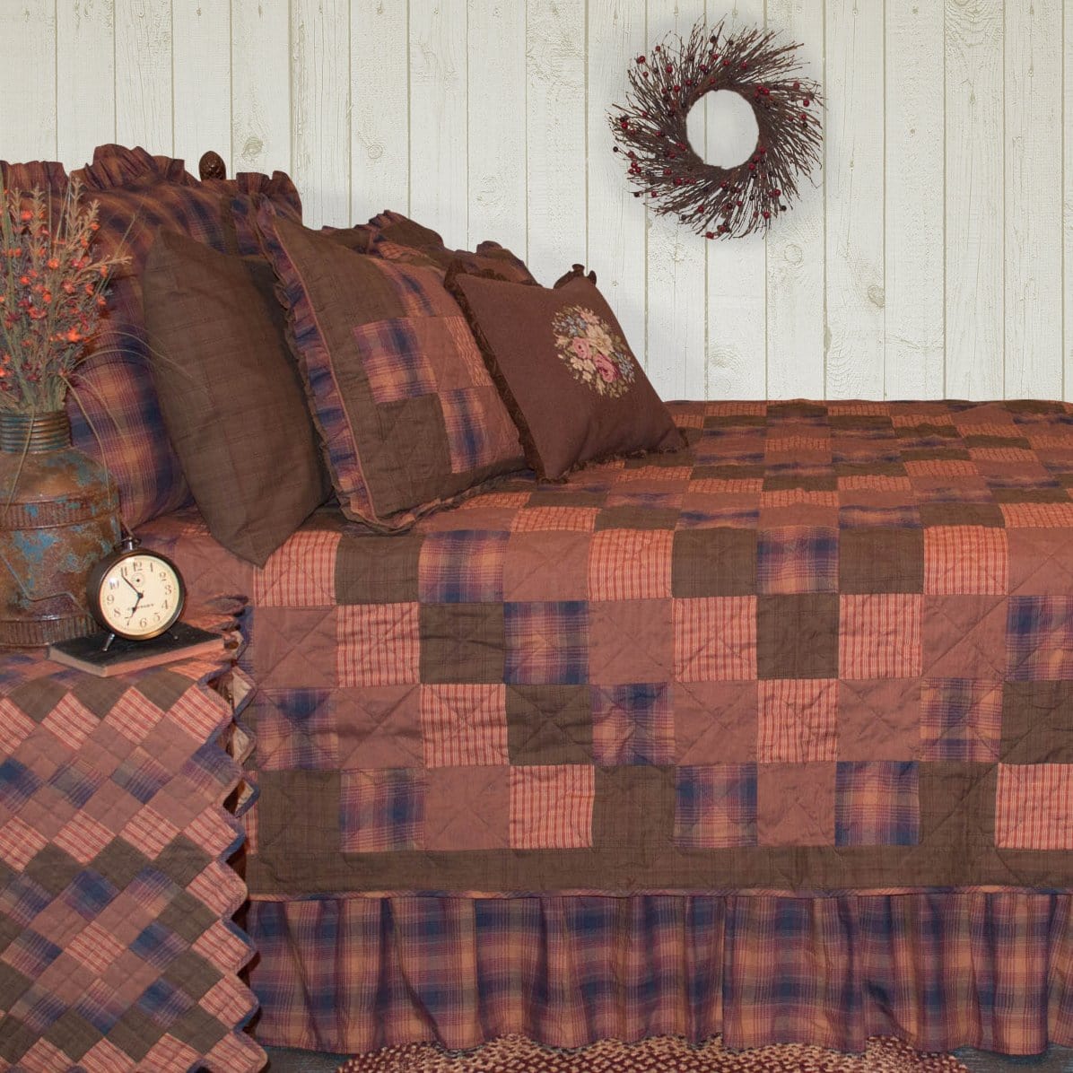Harvest Patchwork Collection - Retro Barn Country Linens