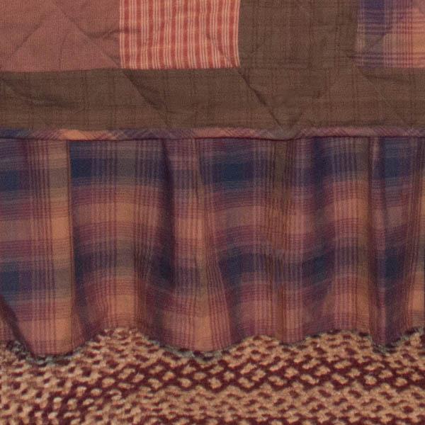 Harvest Plaid Bedskirt