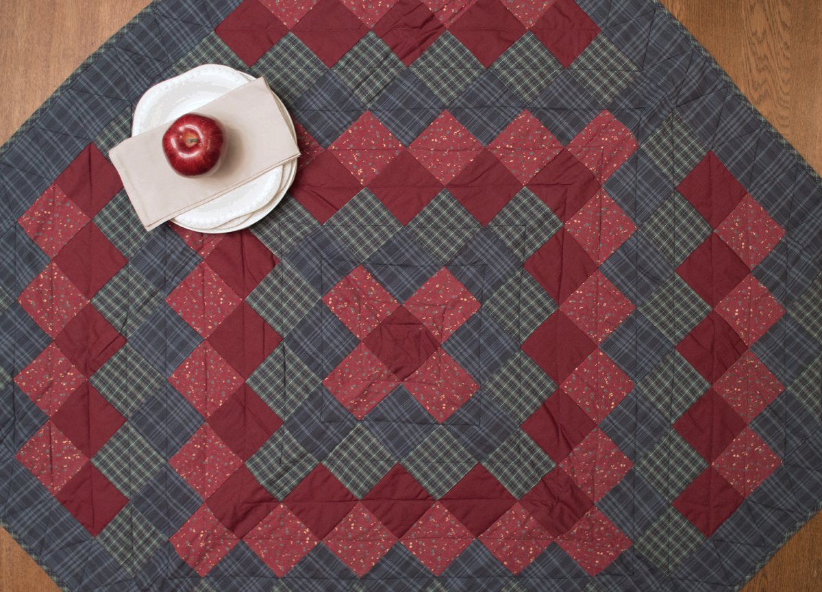 Huckleberry Hill Mini Quilt - Table Topper/ Wall Hanging