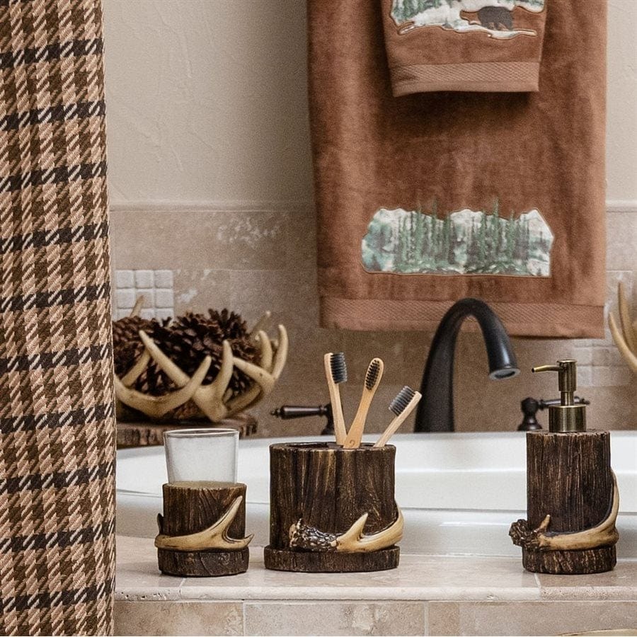 Antler Bath Accessory Set