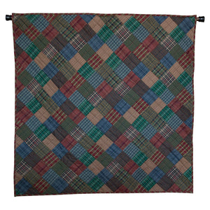 Lincoln Plaid Mini Quilt - Table Topper/ Wall Hanging