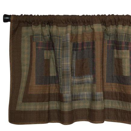 Frontier Log Cabin Valance