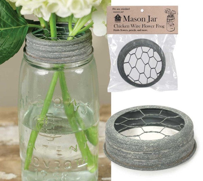 Mason Jar Flower Frog