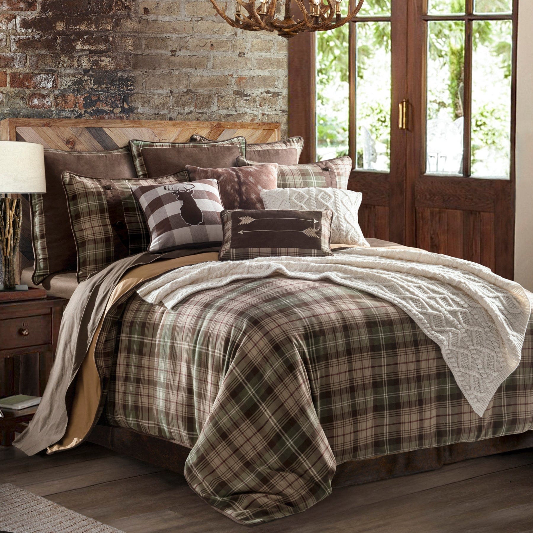 Huntsman Plaid Comforter Set Retro Barn Country Linens huntsman-plaid-comforter-set-retro-barn-country-linens