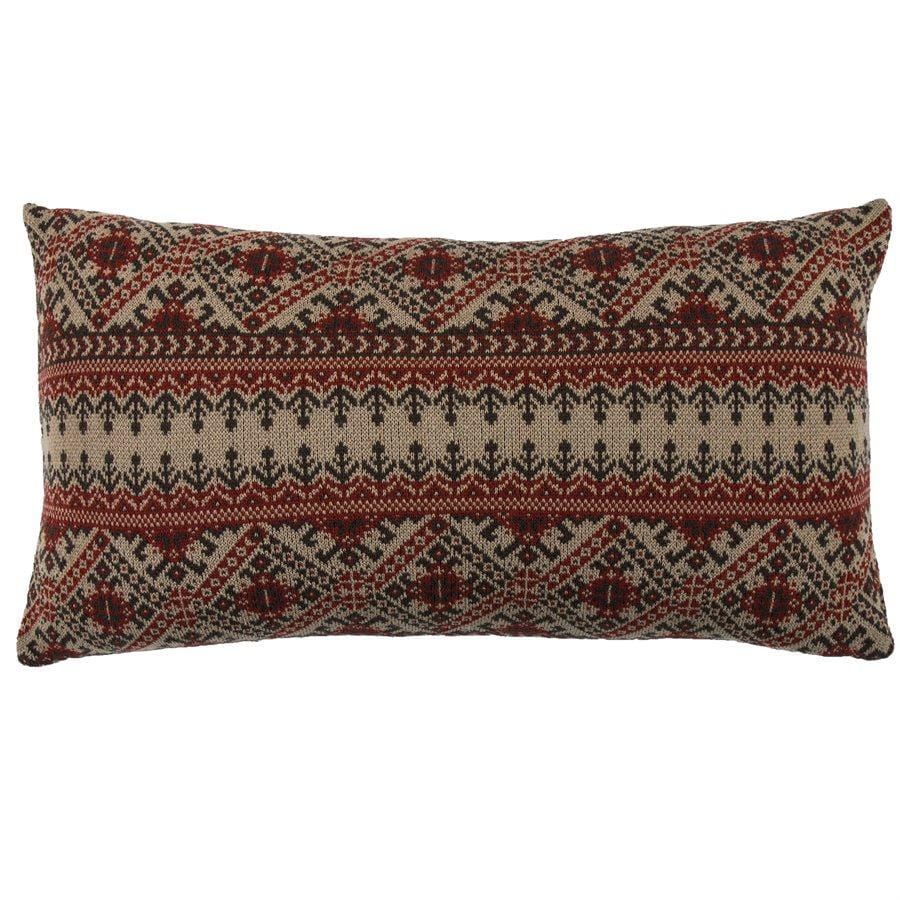 Fair Isle Knit Body Pillow