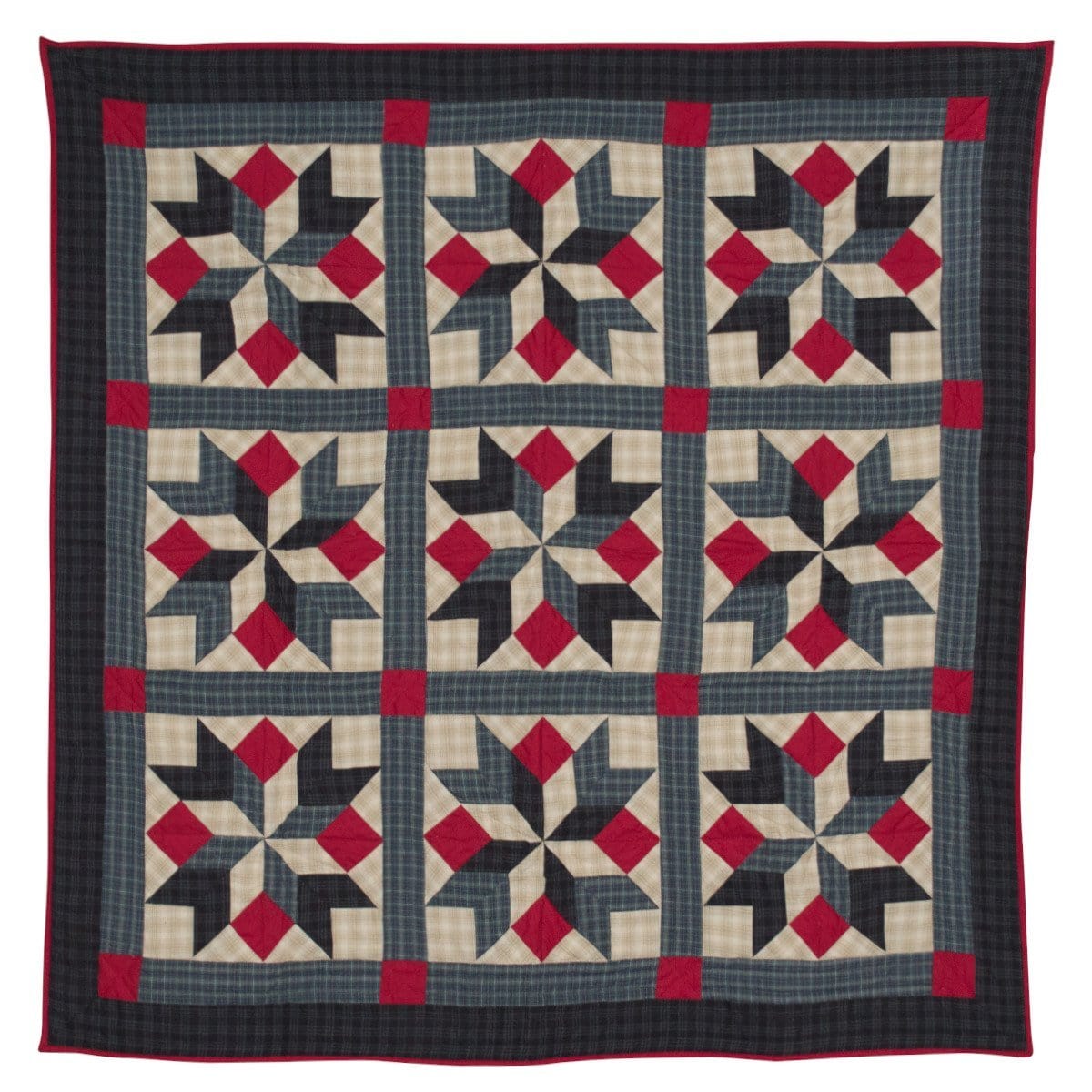 Patriot Star Mini Quilt - Table Topper / Wall Hanging