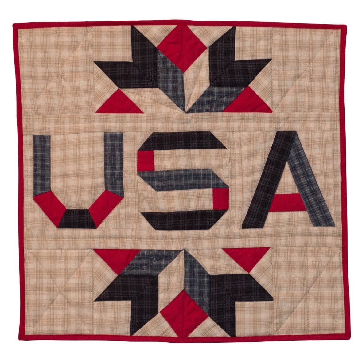 Patriot Star USA Quilt Block