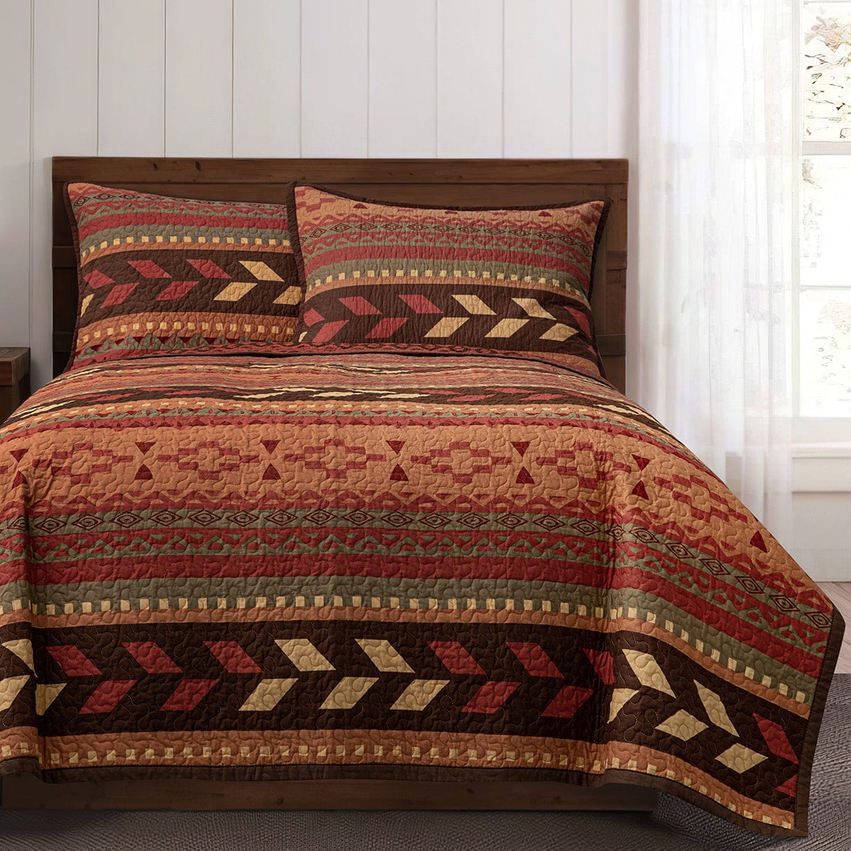 Broken Arrow Reversible Quilt Set