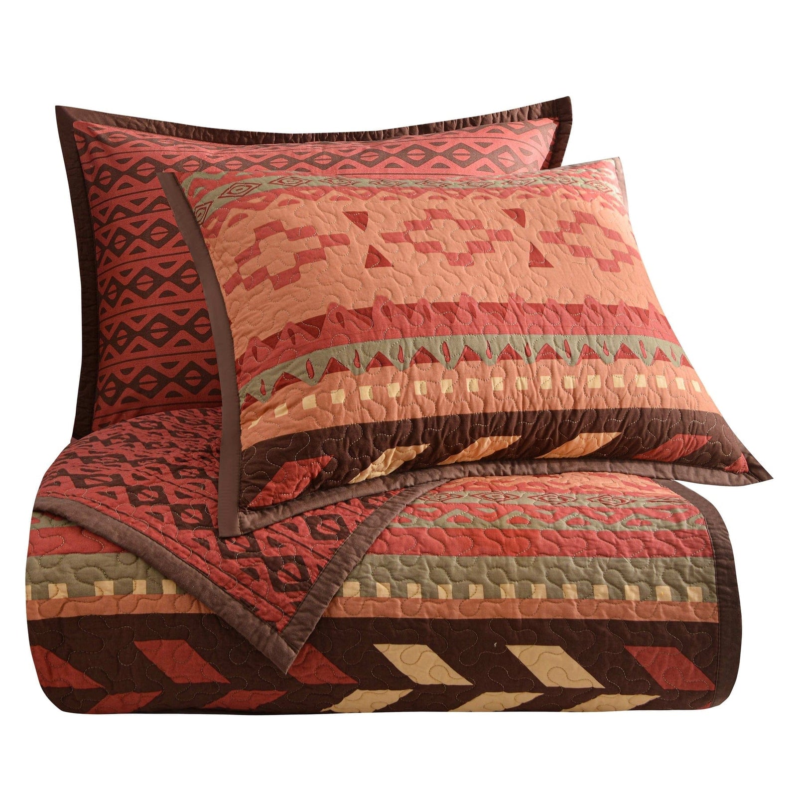 Broken Arrow Reversible Quilt Set