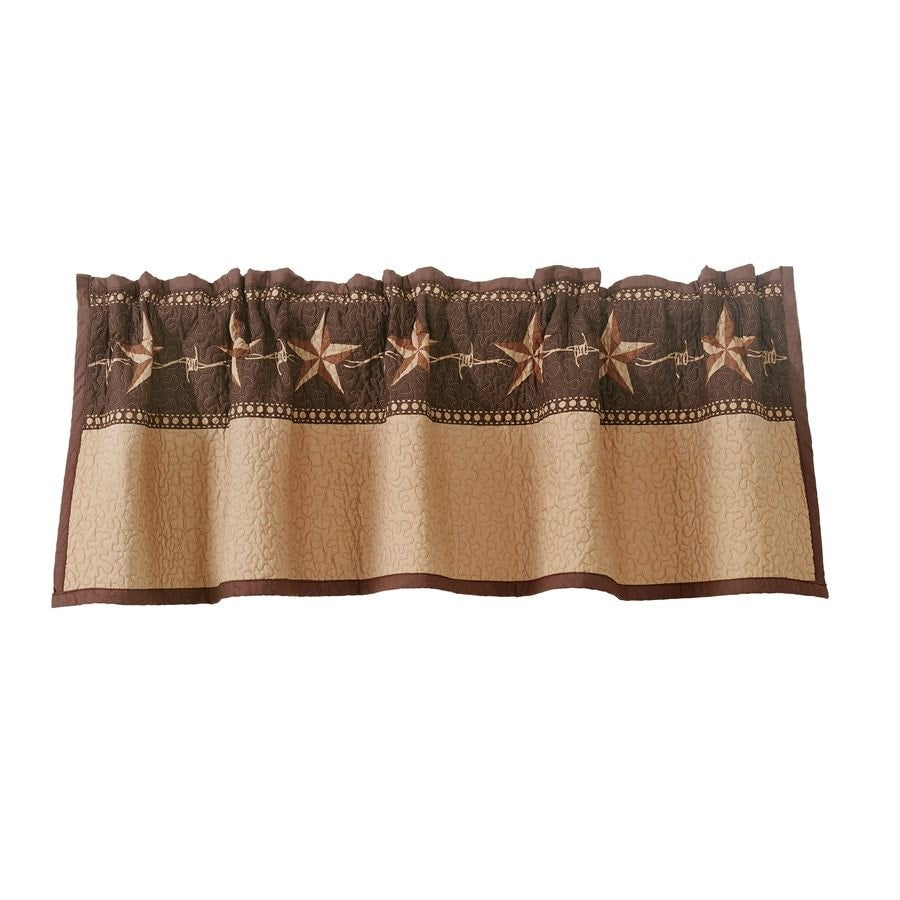 Star Ranch Quilted Valance