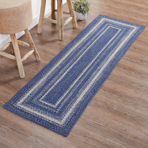 Great Falls Jute Rectangle Braided Rug w/ Pad