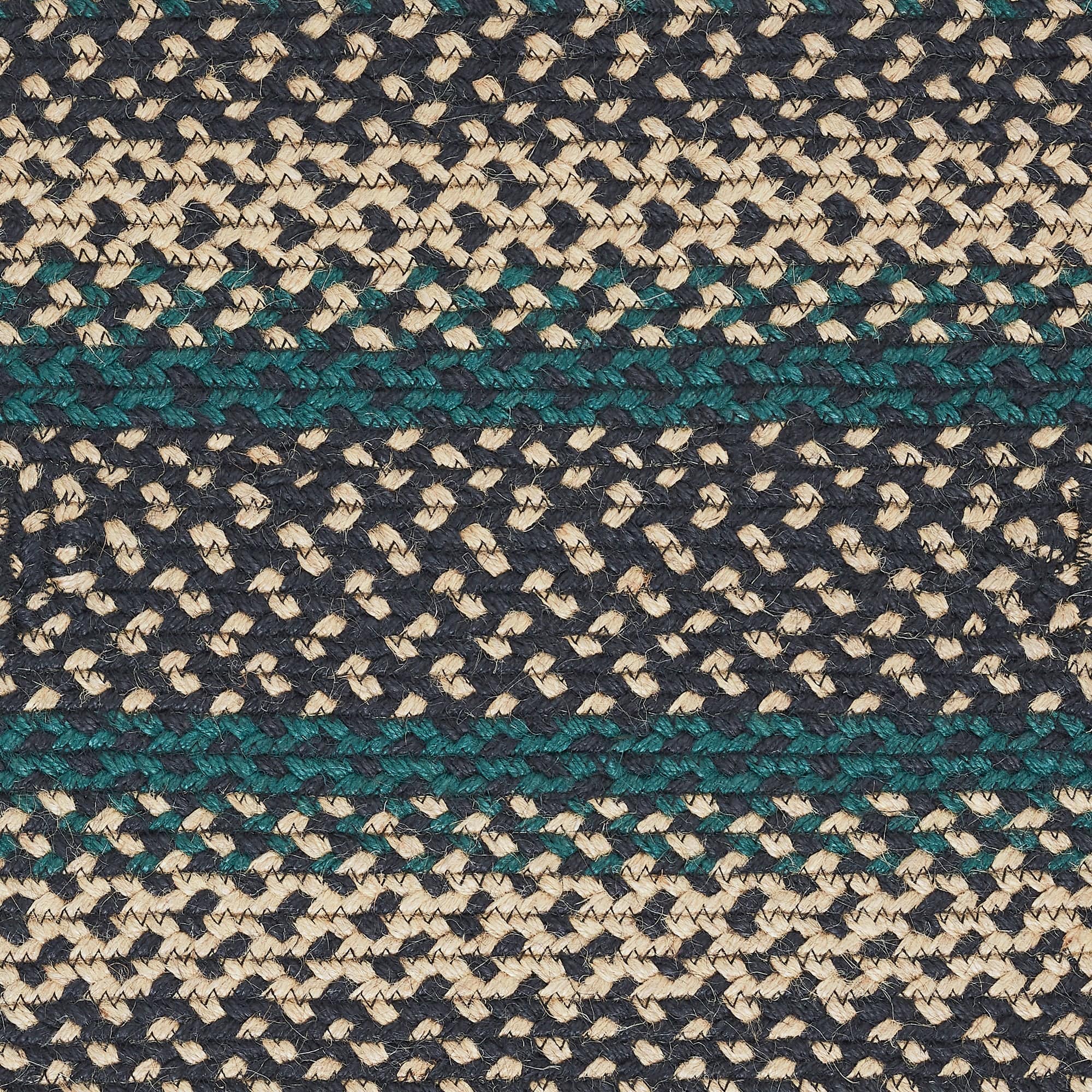 Pine Grove Oval Braided Rug w/ Pad