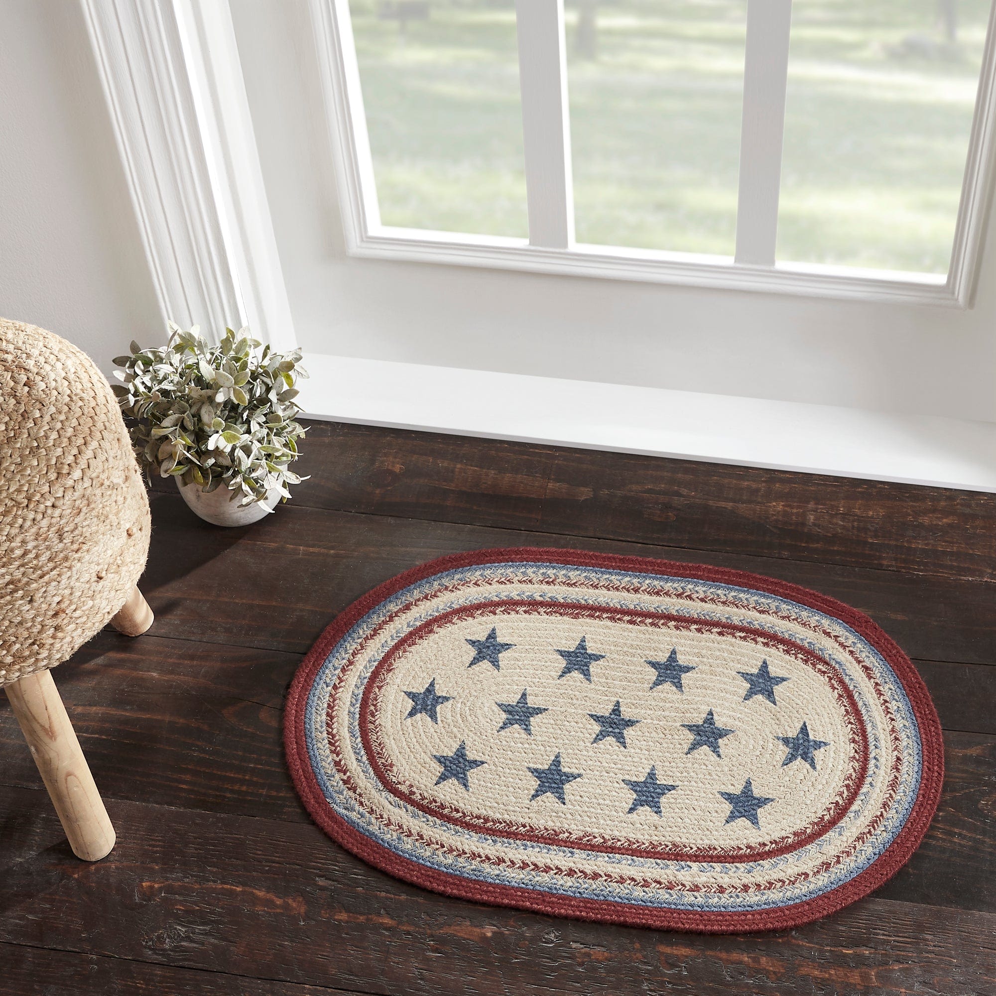 Celebration Jute Oval Rug w/ Pad