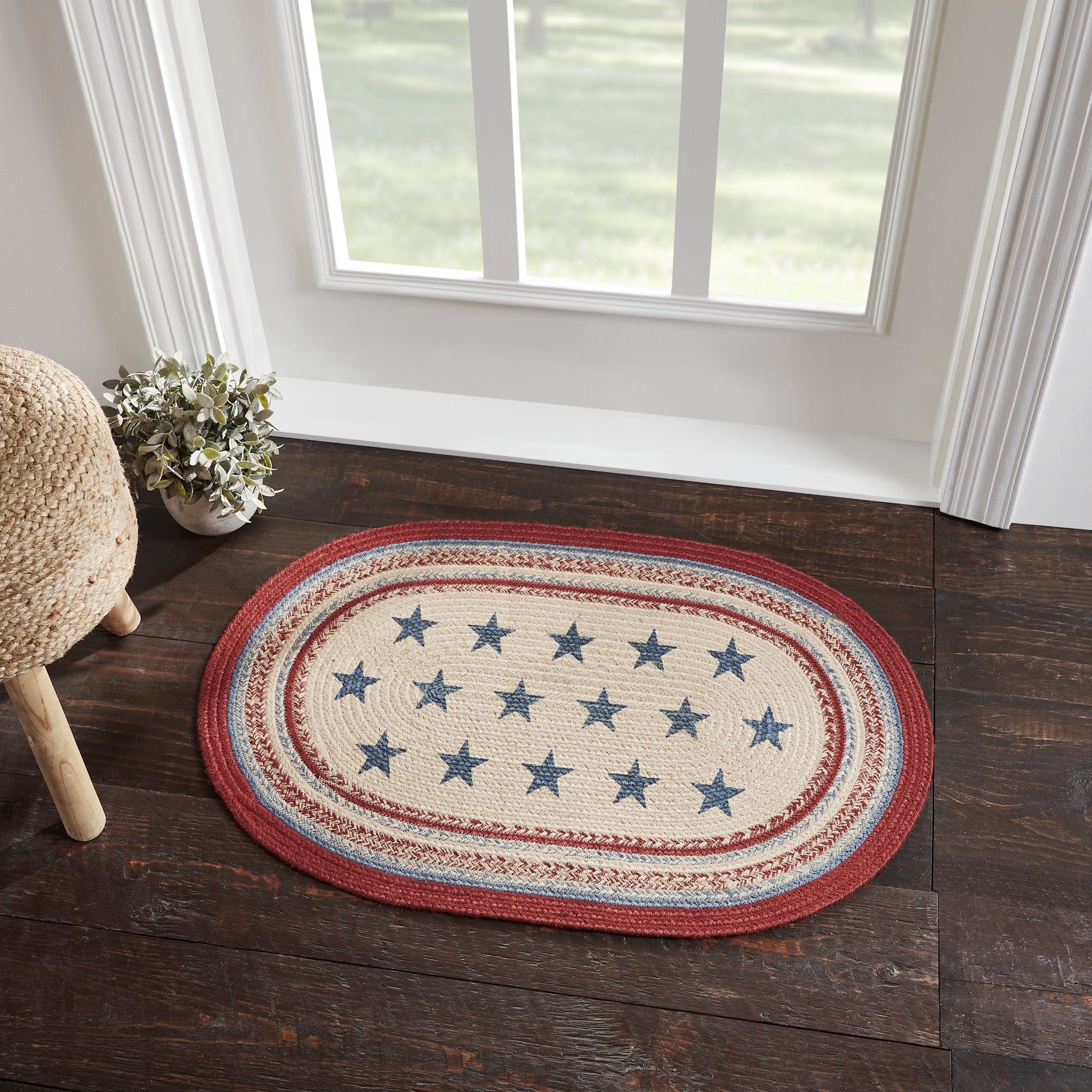 Celebration Jute Oval Rug w/ Pad