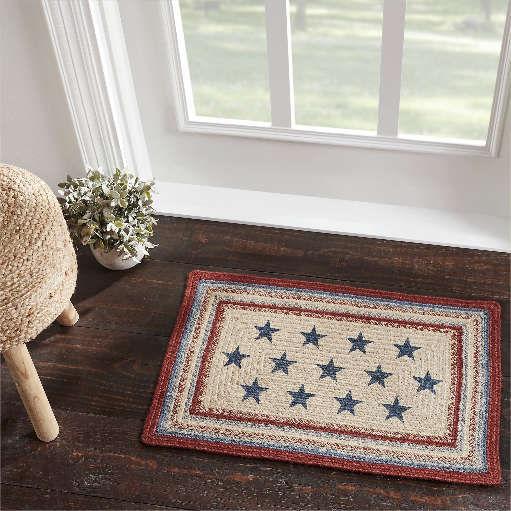 Celebration Jute Rectangle Rug w/ Pad