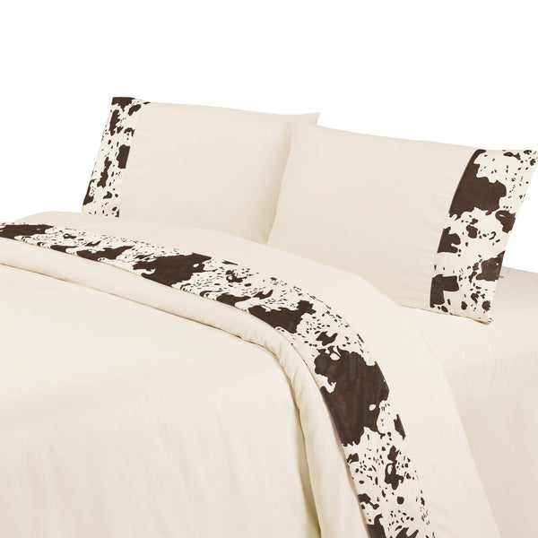 Cowhide Sheet Set - Retro Barn Country Linens