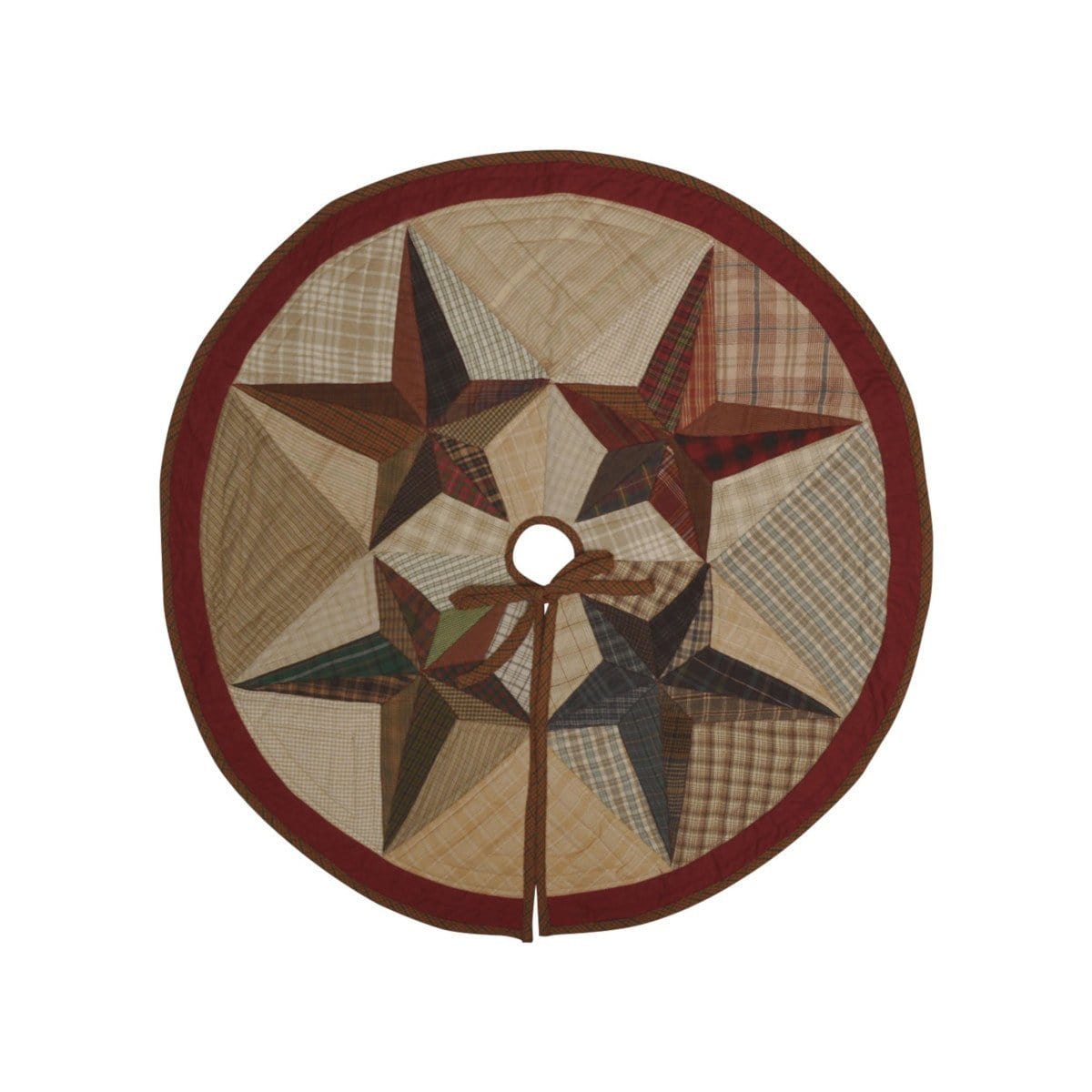 Scrappy Star Small Tree Skirt