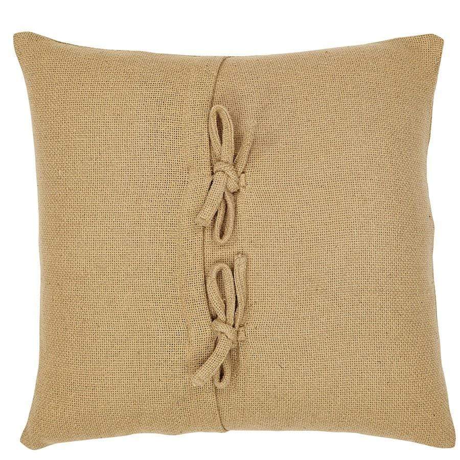 Stratton Burlap Applique Star Pillow