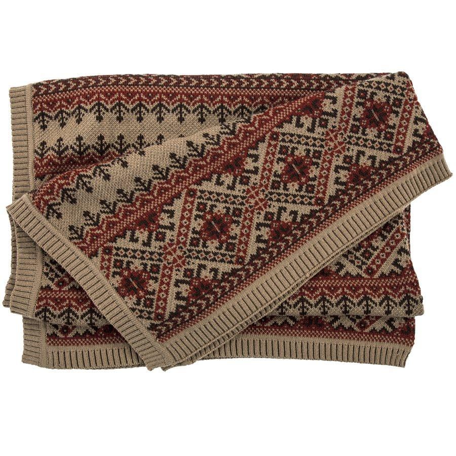 Fair Isle Knit Throw