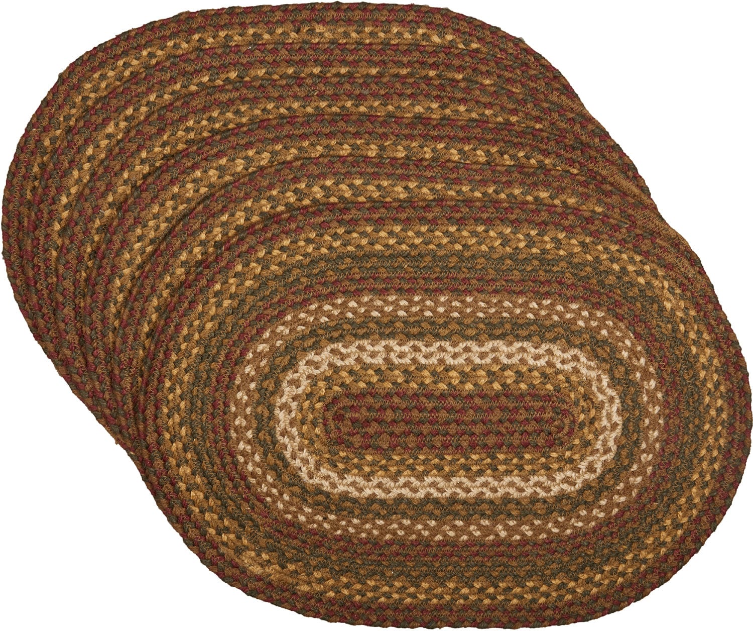 Tea Cabin Braided Jute Placemat Set of 6