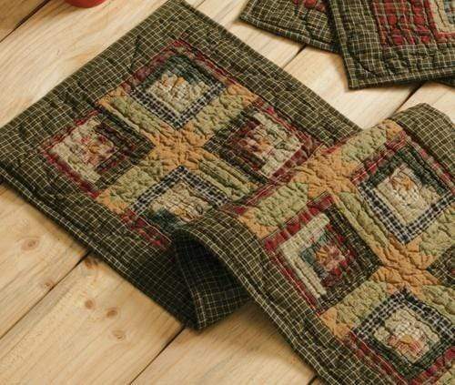 Tea Cabin Quilted Runner