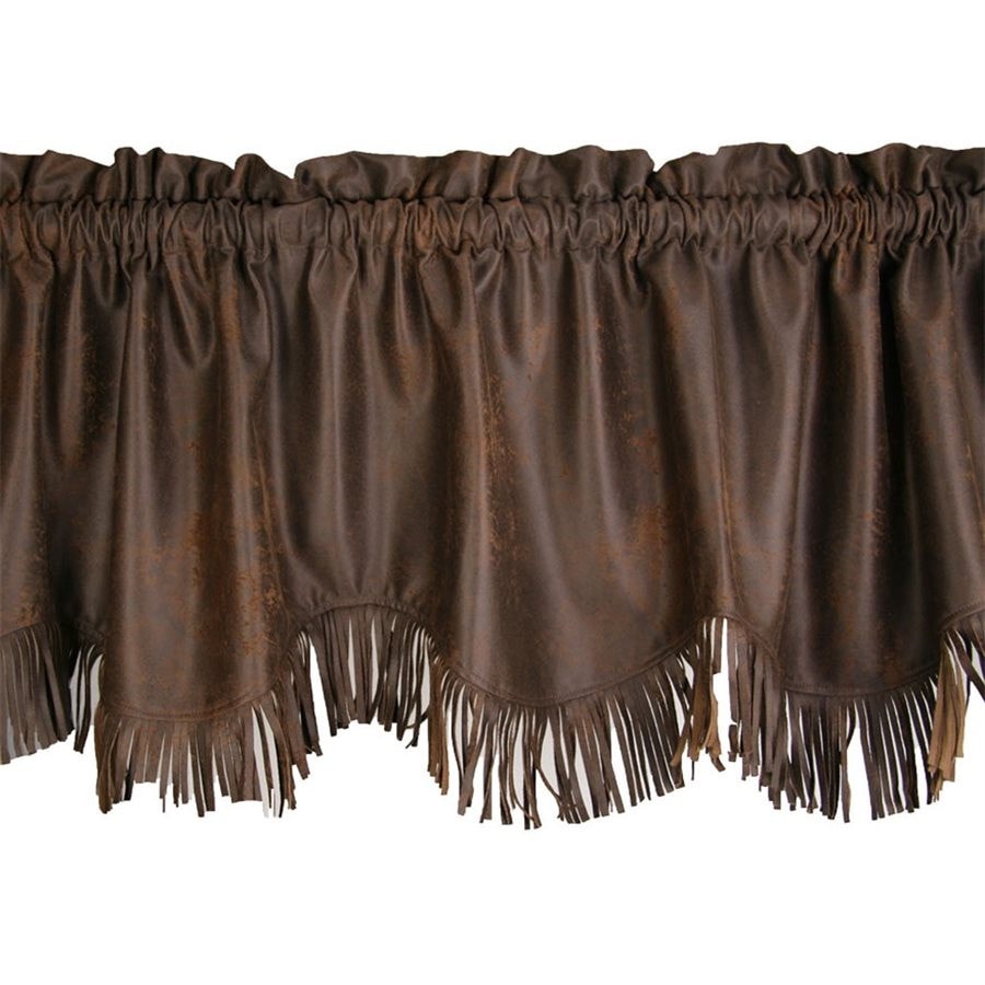 Faux Leather Valance