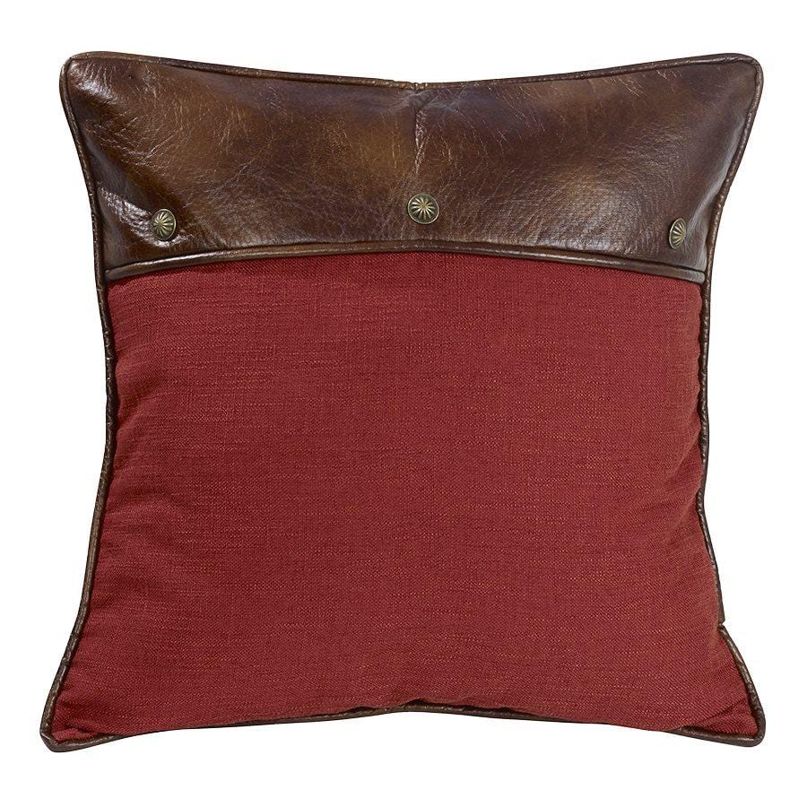 Ruidoso Red Euro Pillow Sham