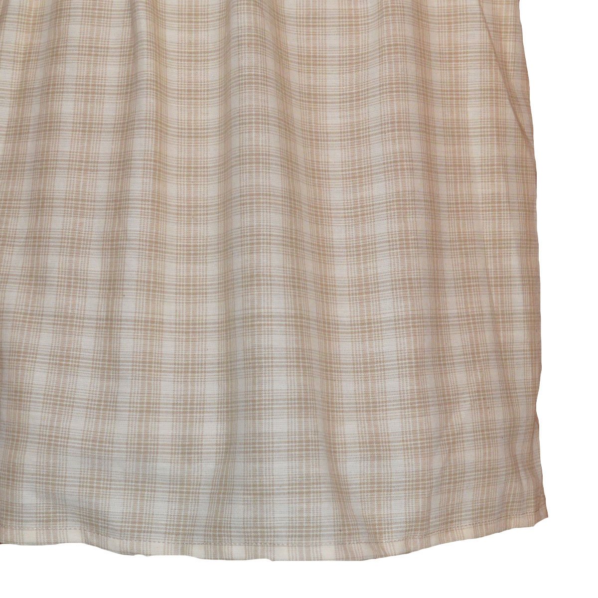 Wheaten Plaid Bedskirt