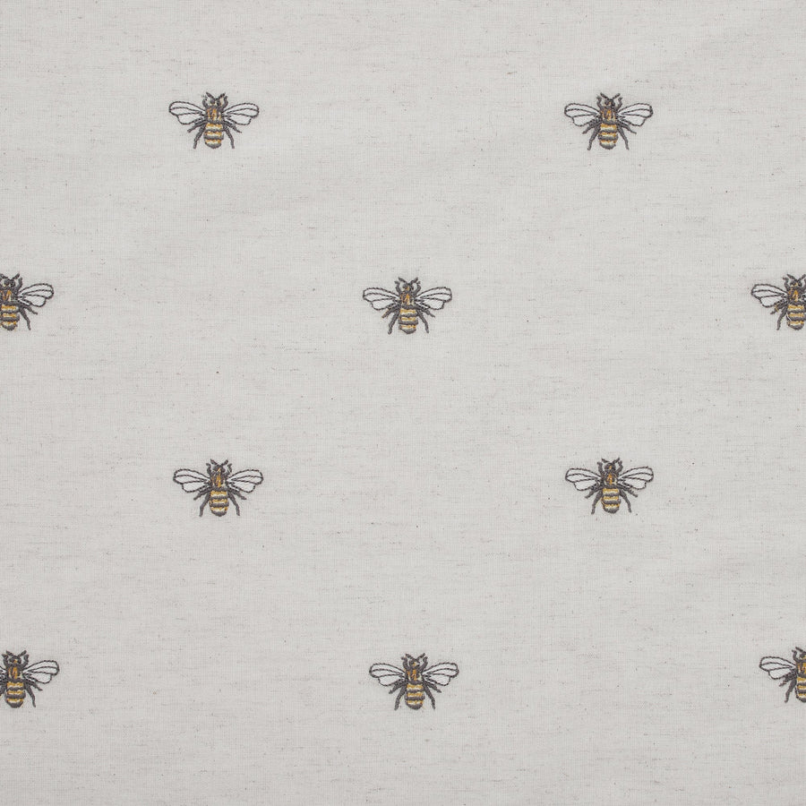 Embroidered Bee Valance