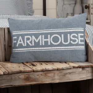 Sawyer Mill Blue Farmhouse Pillow