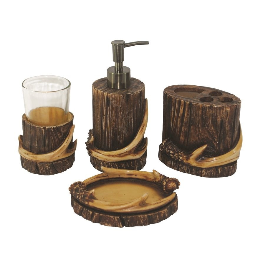 Antler Bath Accessory Set