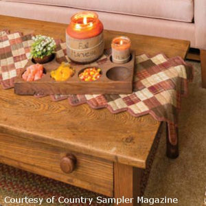 Autumn Plaid Quilted Table Runner
