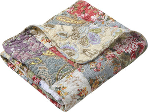 Blooming Prairie Quilted Throw