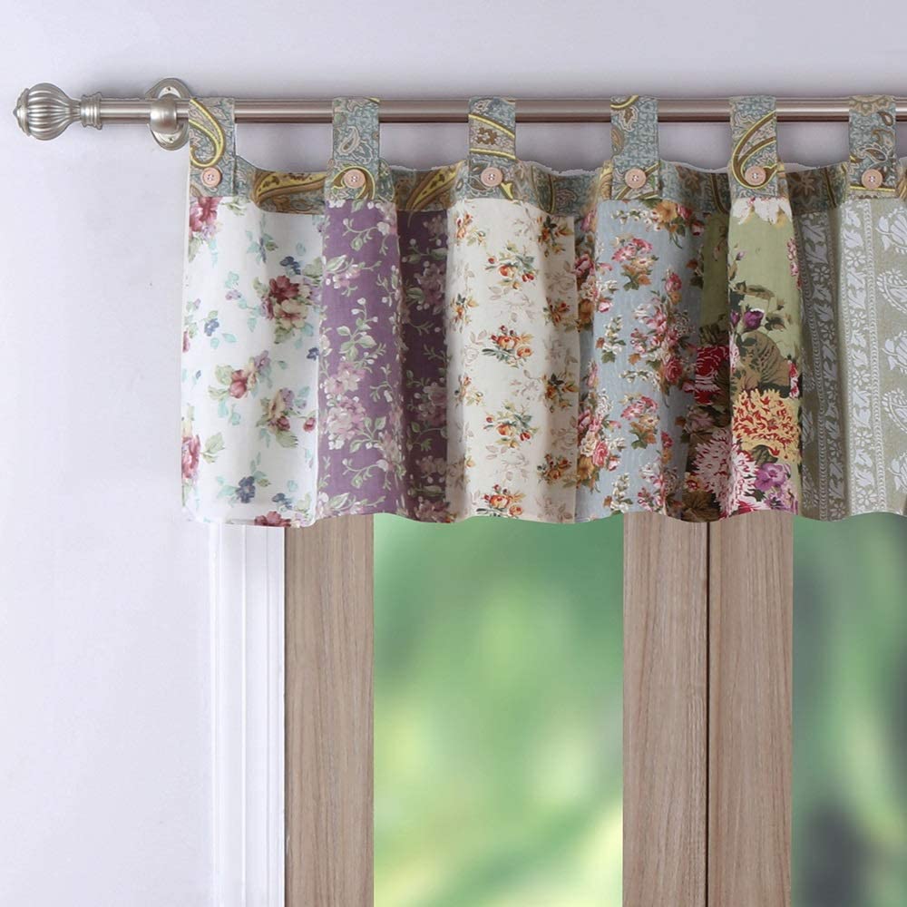 Blooming Prairie Tab Top Valance