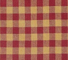 Burgundy Check 84" Panel Set