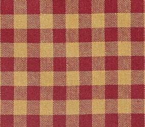 Burgundy Check Swag