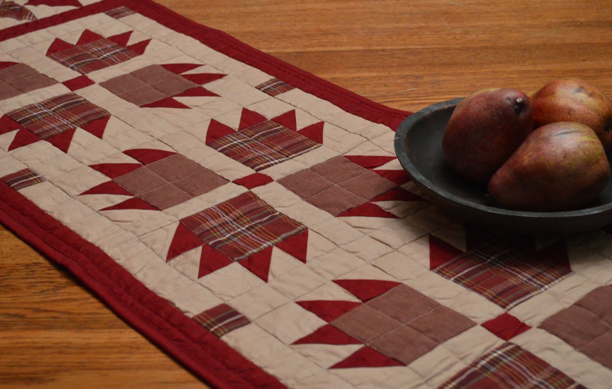 Burgundy Bear's Paw Runner