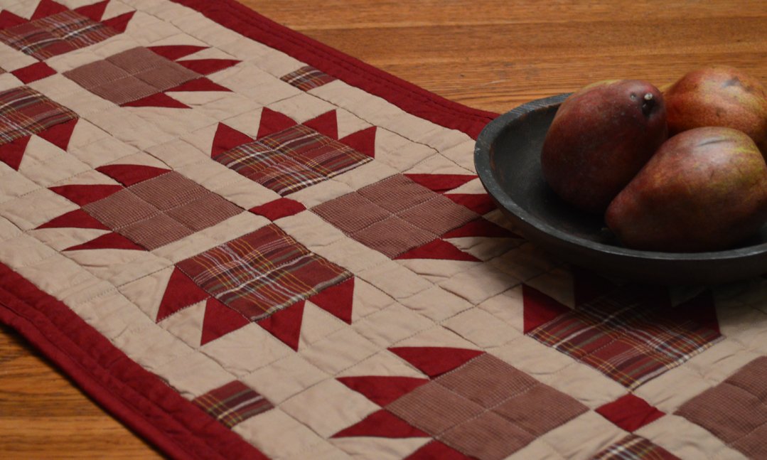 Burgundy Bear's Paw Runner
