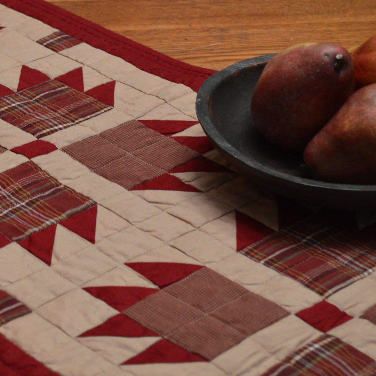 Burgundy Bear's Paw Runner